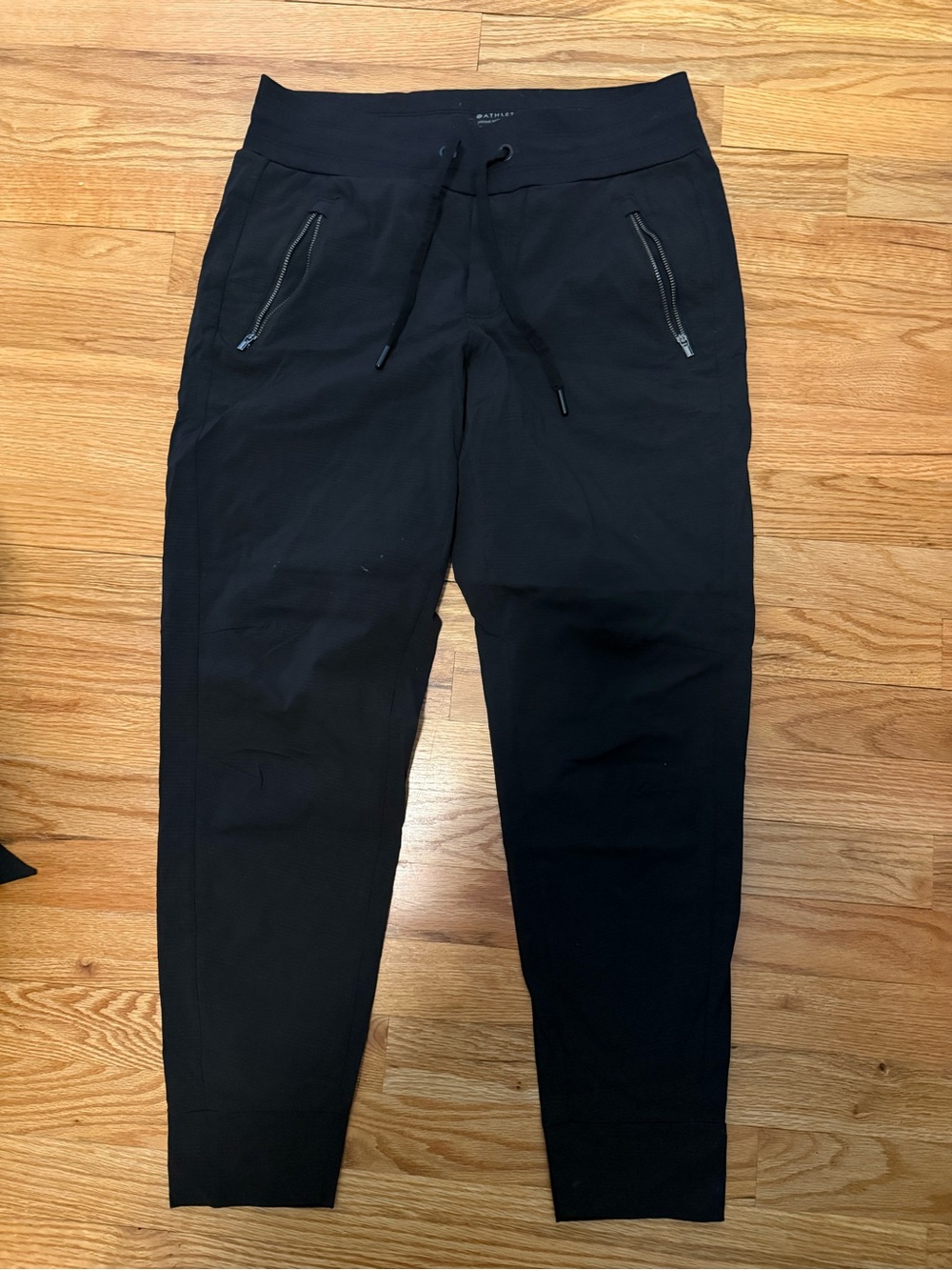 Athleta Black or Green Trekkie North Jogger Zip Pockets